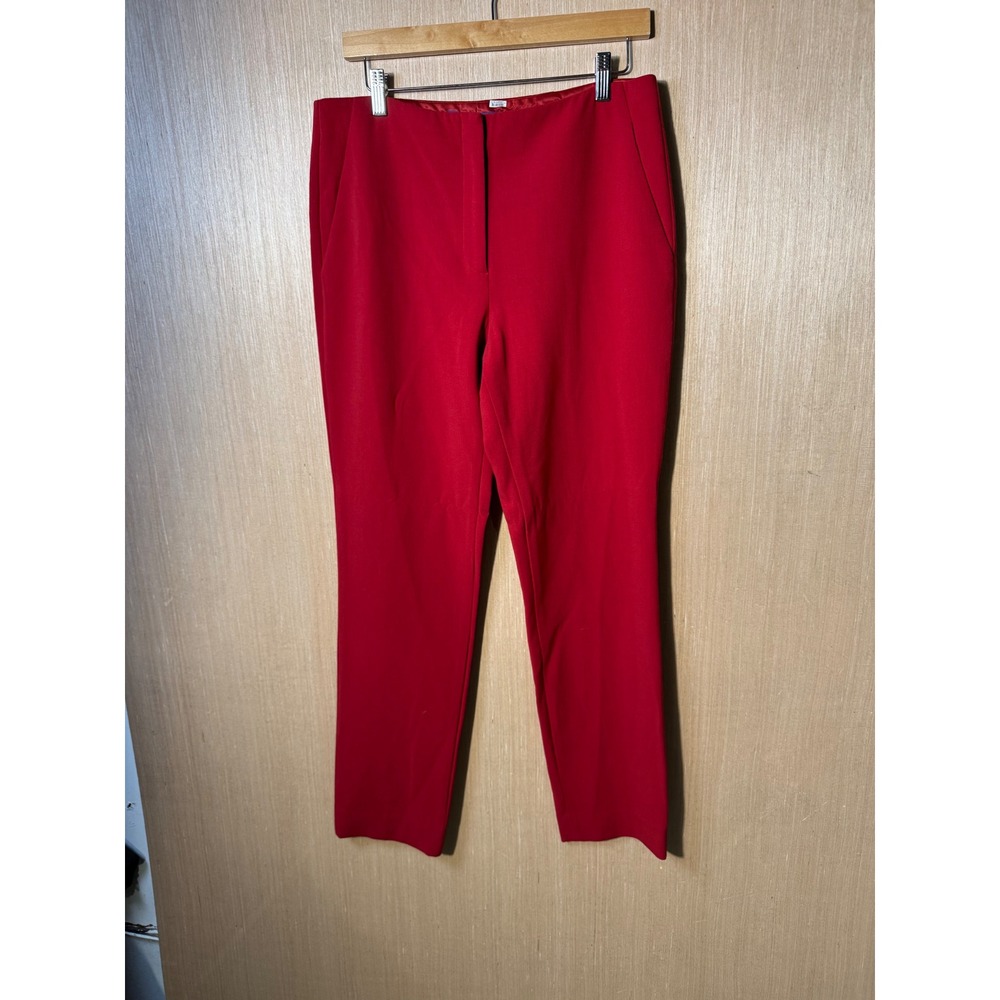 Ralph Lauren Purple Label Red Wool Blend Pants‎ Size 8 Career Business